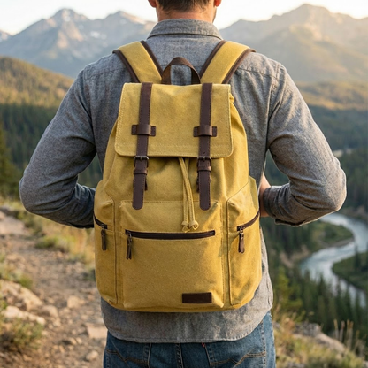 Rugged Canvas Backpack
