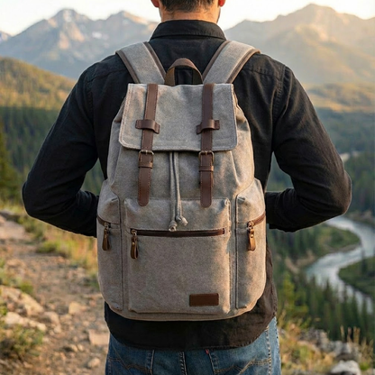 Rugged Canvas Backpack
