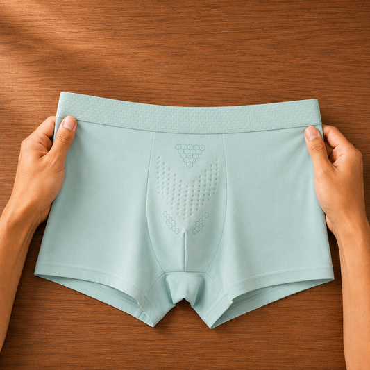 Elastic Cotton Boxer Briefs