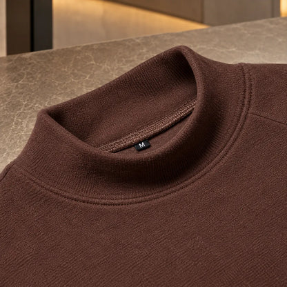 Mock Neck Pullover Shirt