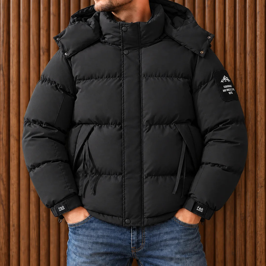 Modern Detachable Hood Jacket