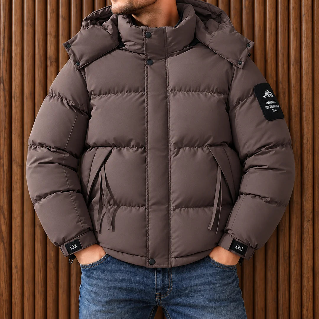 Modern Detachable Hood Jacket