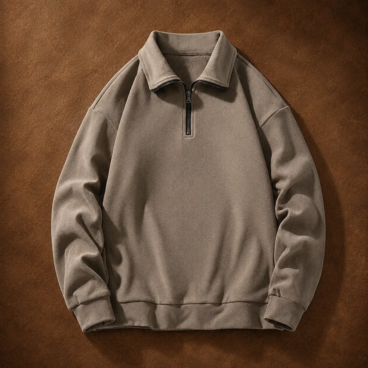 Modern Half Zip Sweatshirt