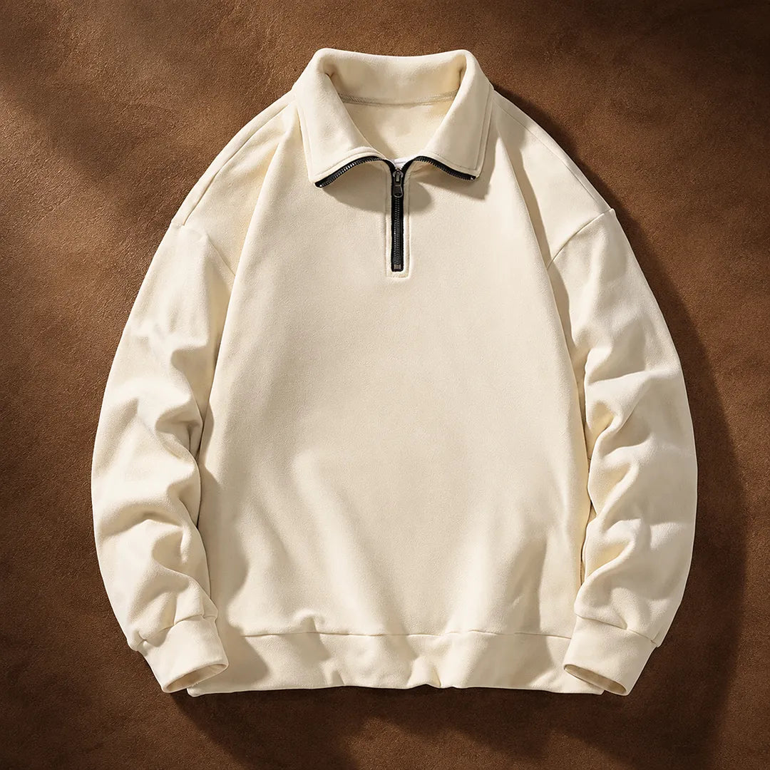 Modern Half Zip Sweatshirt