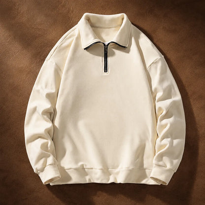 Modern Half Zip Sweatshirt