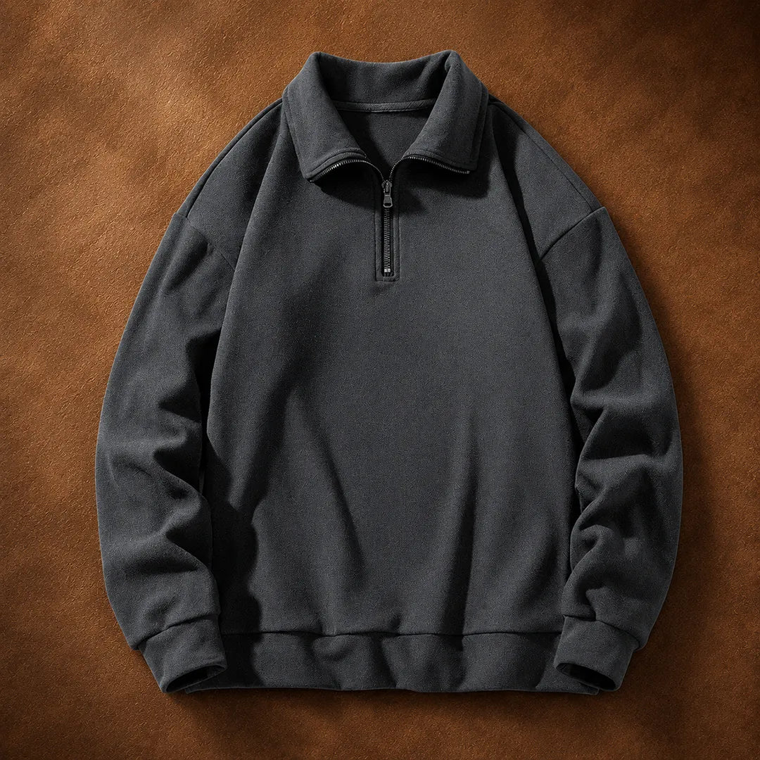 Modern Half Zip Sweatshirt