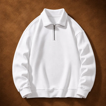 Modern Half Zip Sweatshirt