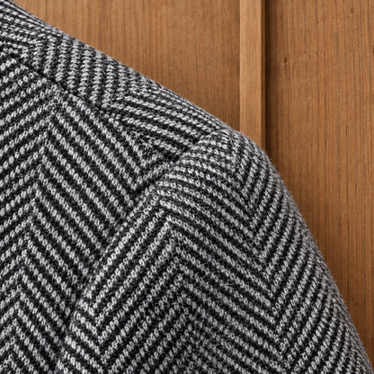 Modern Herringbone Blazer