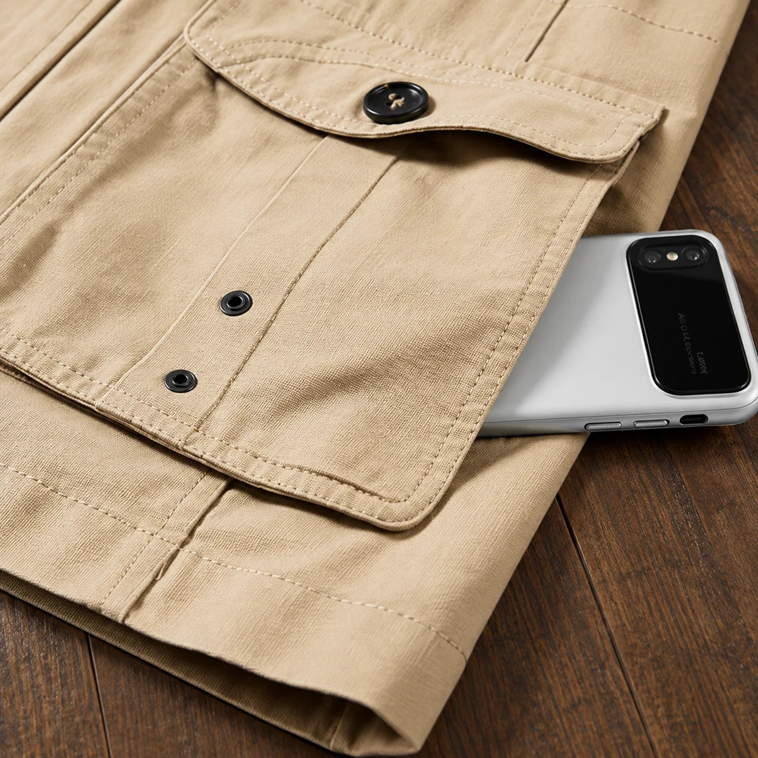 Modern Hooded Utility Jacket