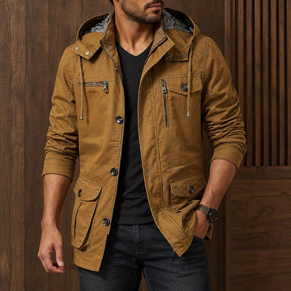 Modern Hooded Utility Jacket