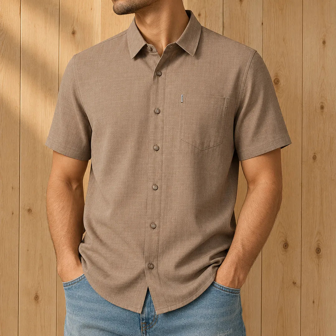Modern Lightweight Button Shirt