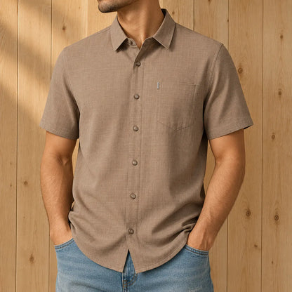 Modern Lightweight Button Shirt