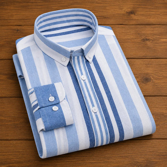 Modern Striped Casual Shirt