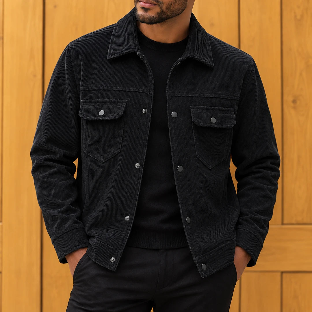 Modern Textured Casual Jacket