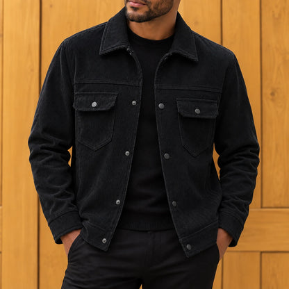 Modern Textured Casual Jacket
