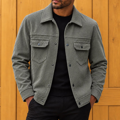 Modern Textured Casual Jacket