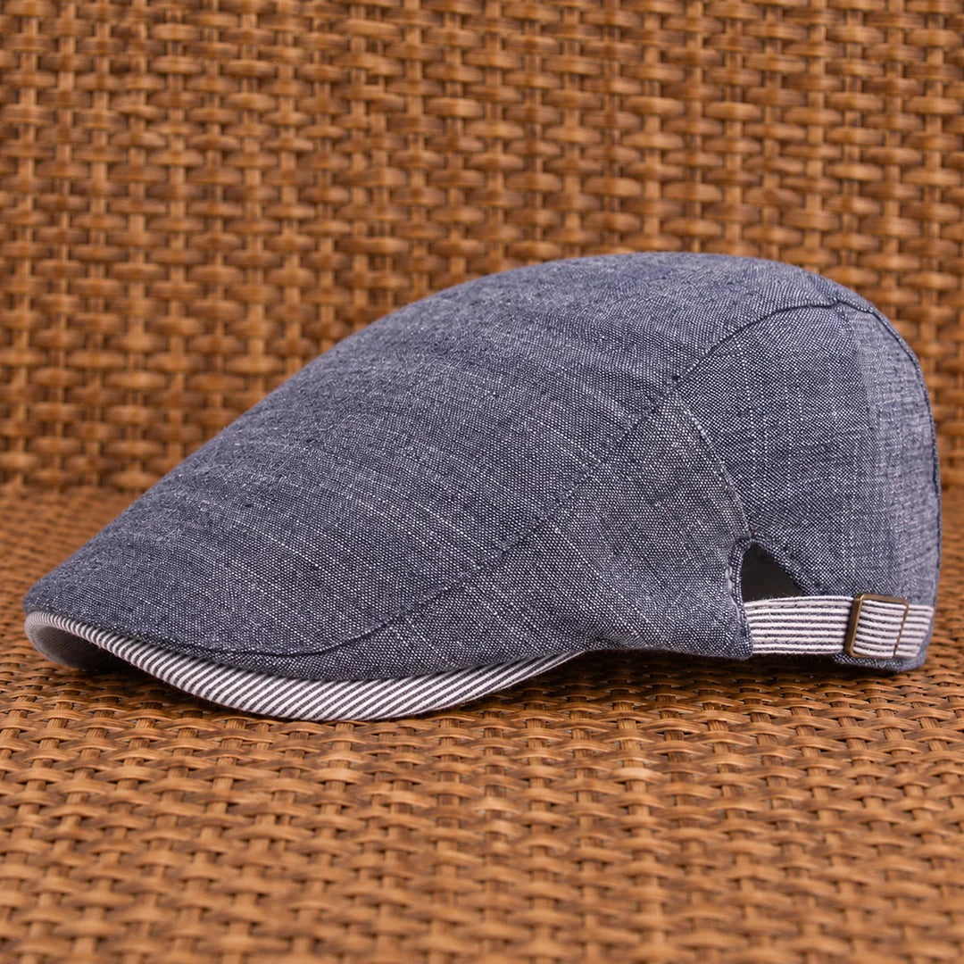 Modern Textured Flat Cap