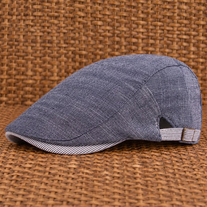 Modern Textured Flat Cap