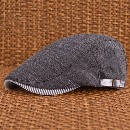 Modern Textured Flat Cap