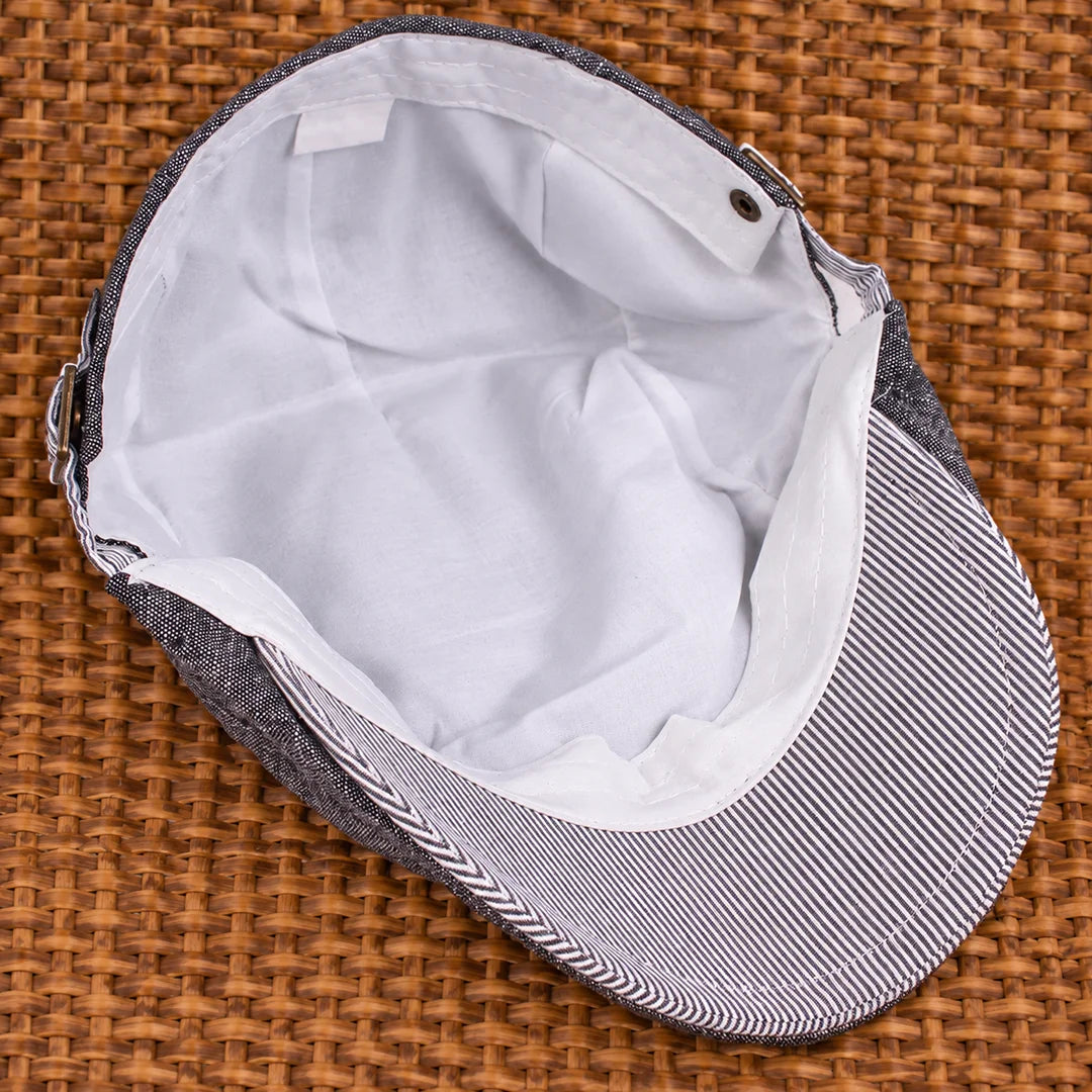 Modern Textured Flat Cap