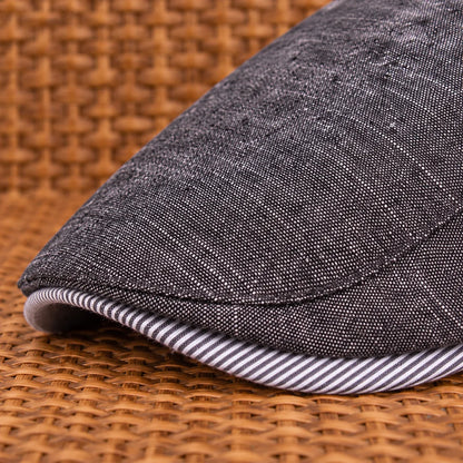 Modern Textured Flat Cap