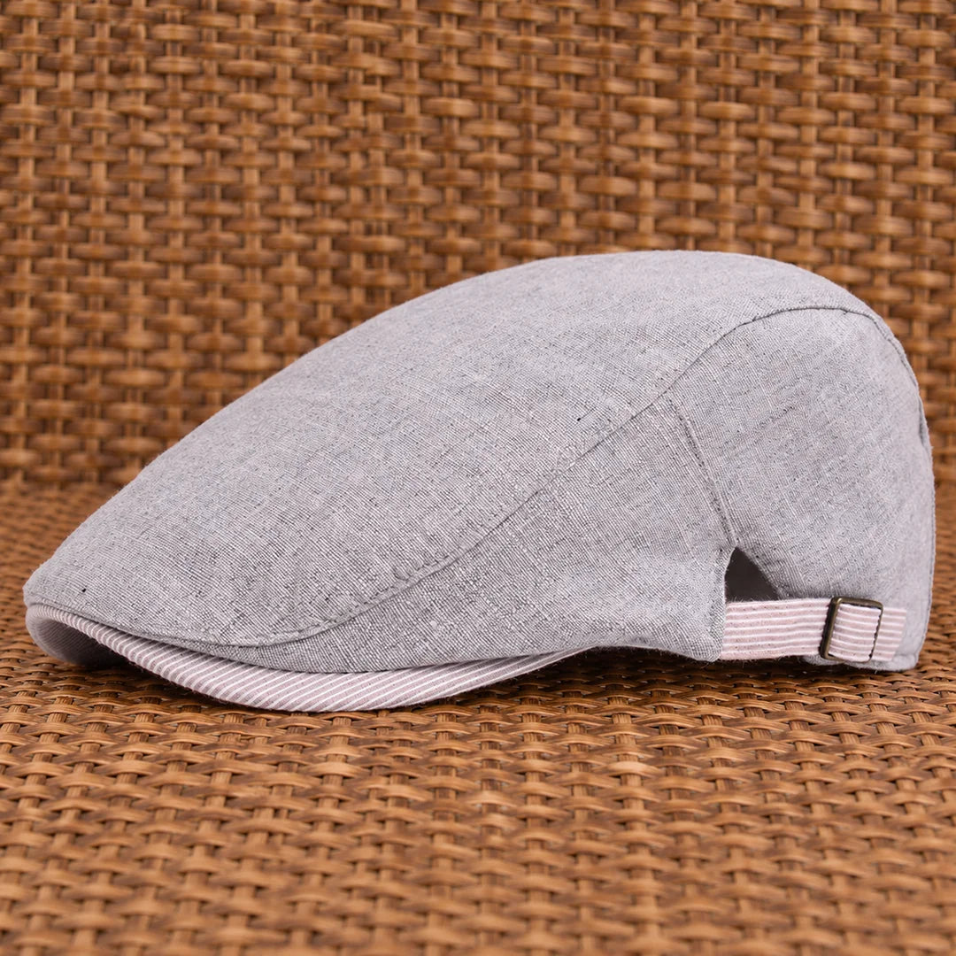 Modern Textured Flat Cap
