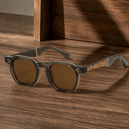 Modern Textured Frame Sunglasses