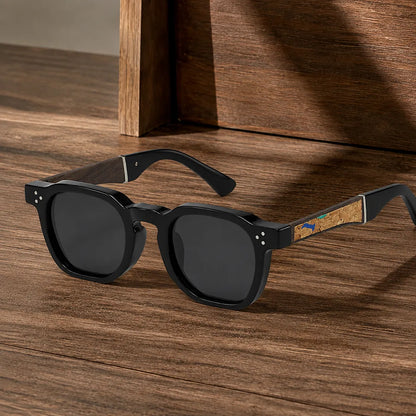 Modern Textured Frame Sunglasses