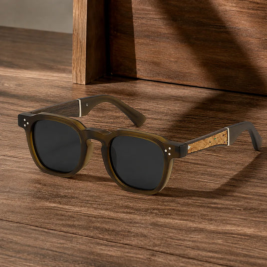Modern Textured Frame Sunglasses