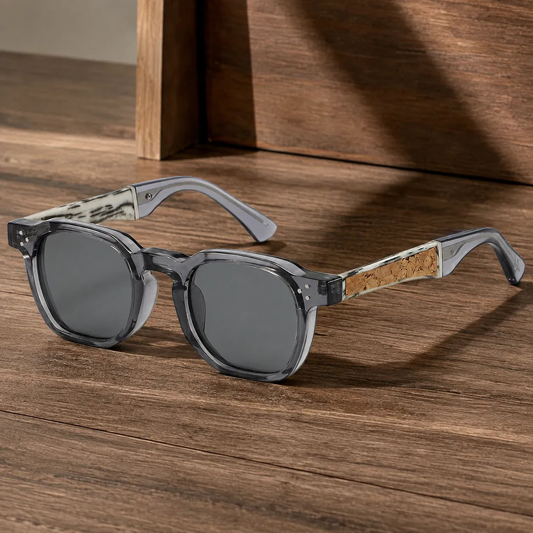 Modern Textured Frame Sunglasses