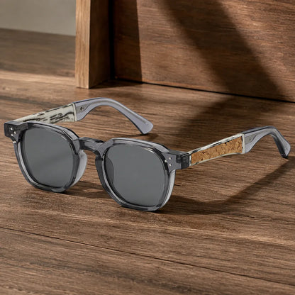 Modern Textured Frame Sunglasses