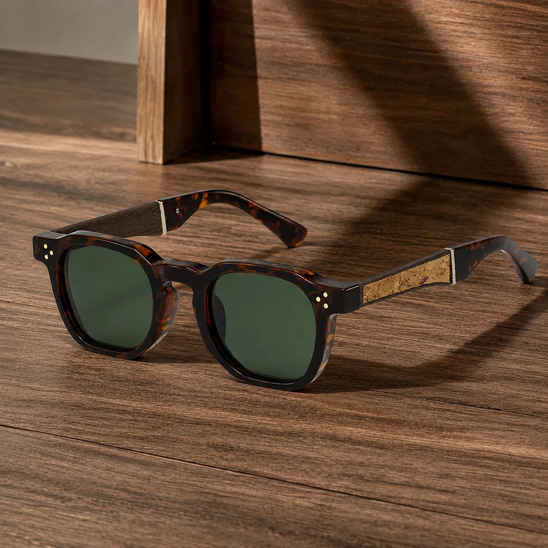 Modern Textured Frame Sunglasses