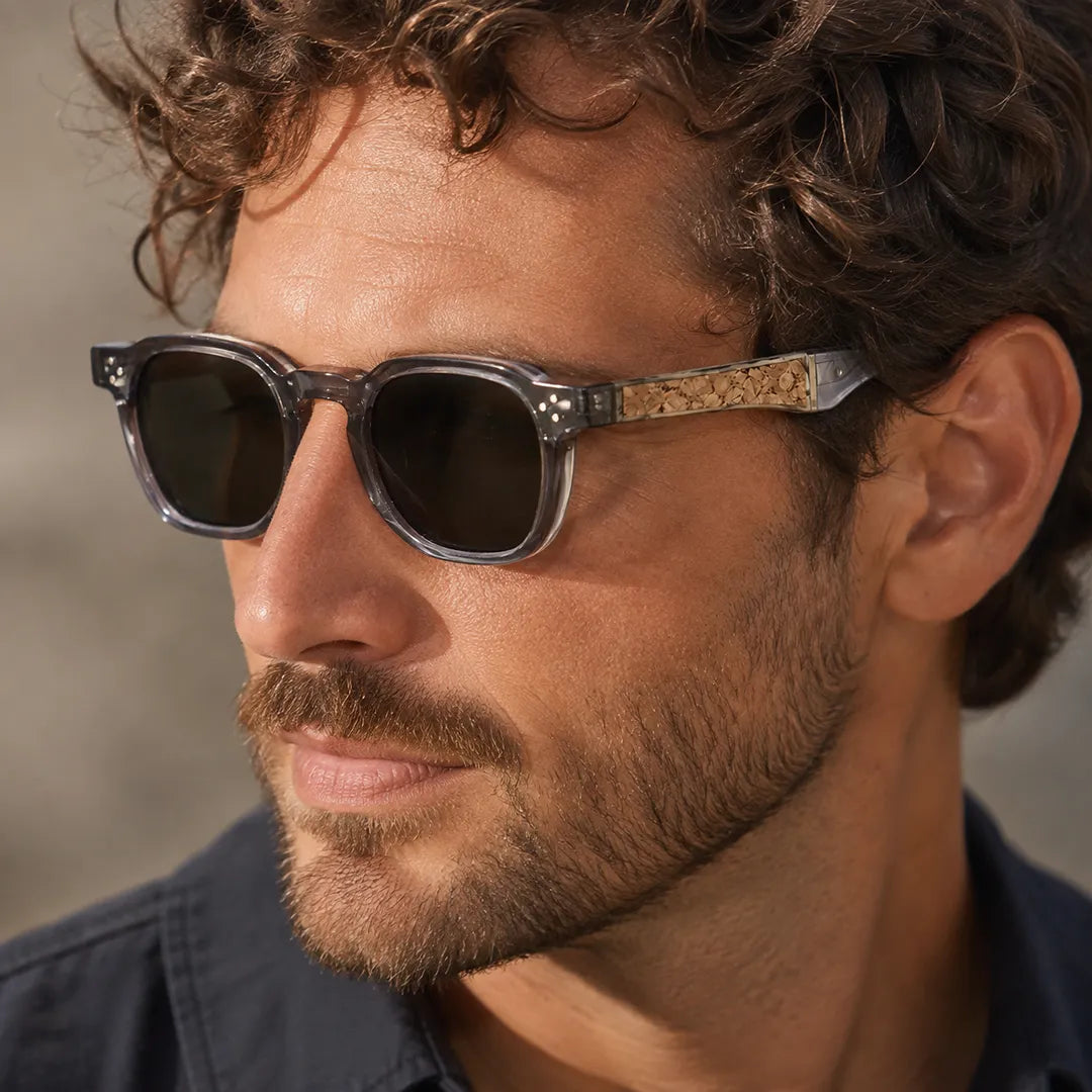 Modern Textured Frame Sunglasses