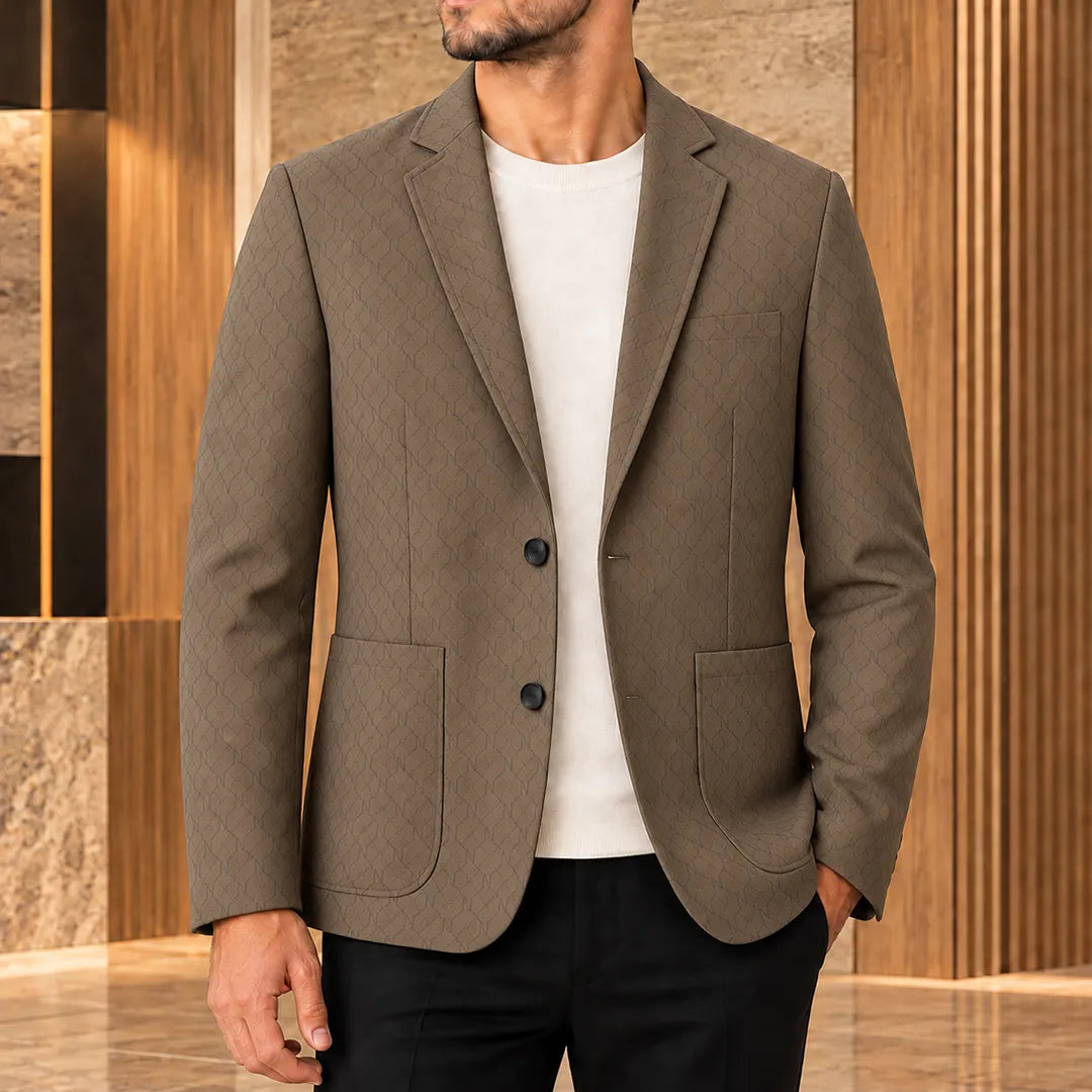 Monogram Casual Blazer