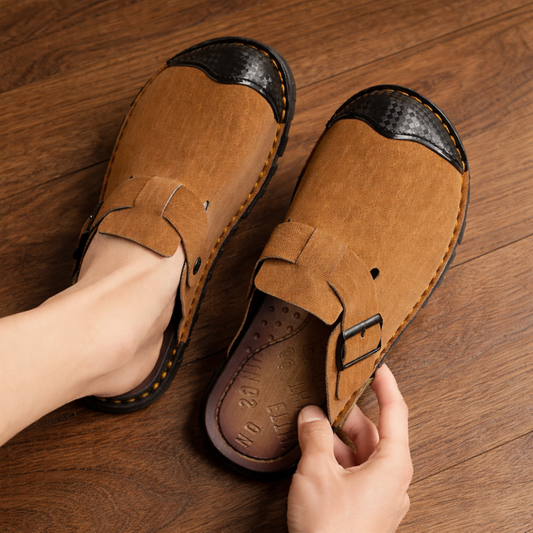 Buckle Strap Mules