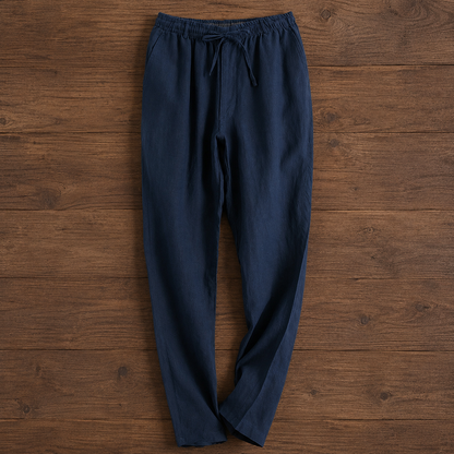 Drawstring Linen Trousers