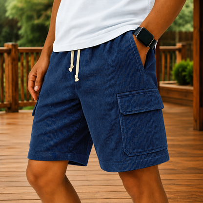 Flap Pocket Cargo Shorts