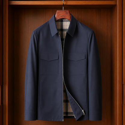 Zip Front Structured Jacket