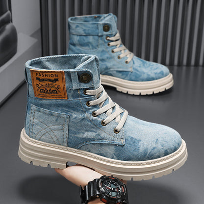 Streetwear Denim Boots