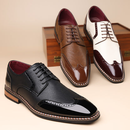 TWO-TONE FORMAL OXFORDS SHOES