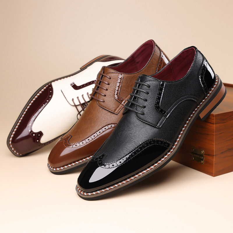 TWO-TONE FORMAL OXFORDS SHOES