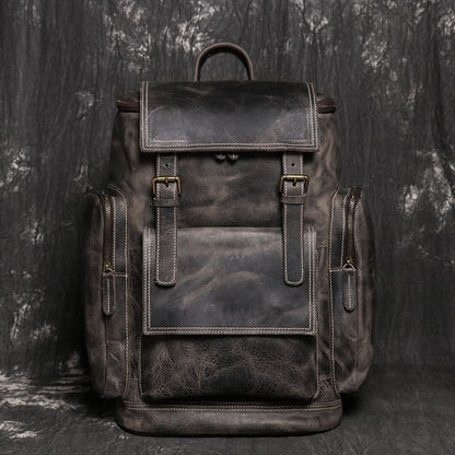 Explorer Leather Backpack