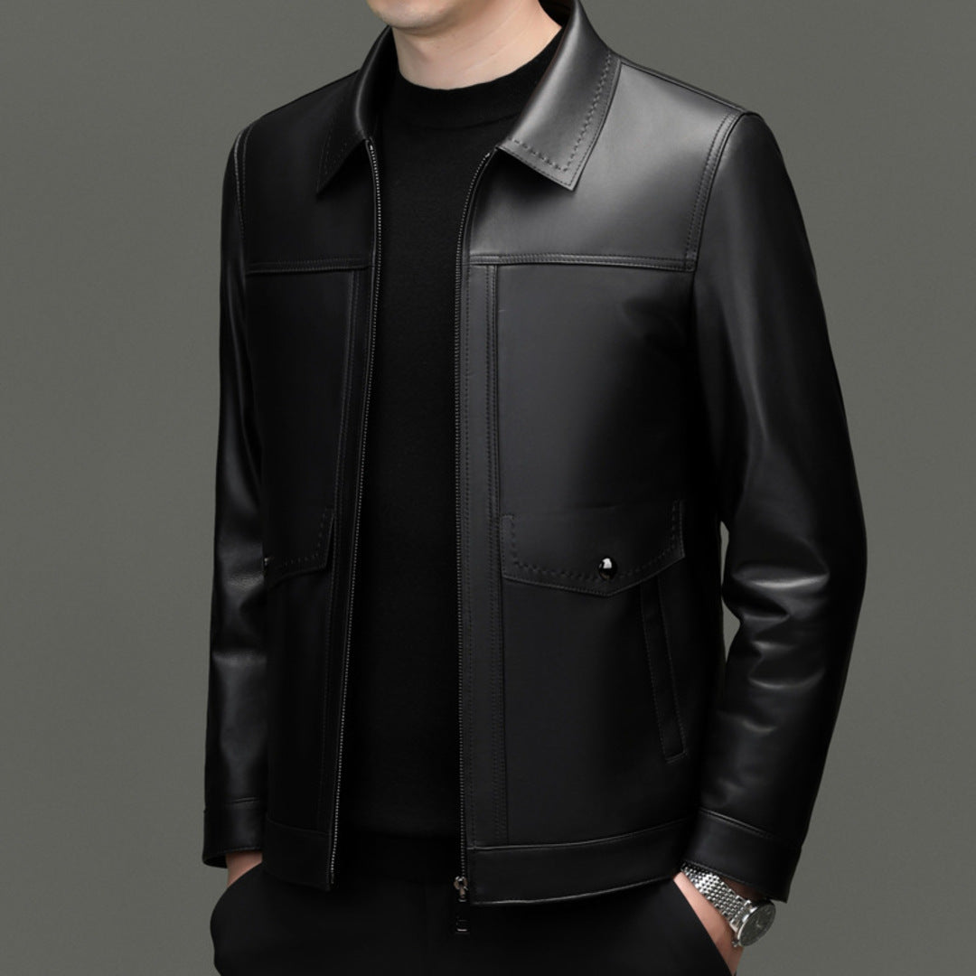 PREMIUM LEATHER DOWN JACKET