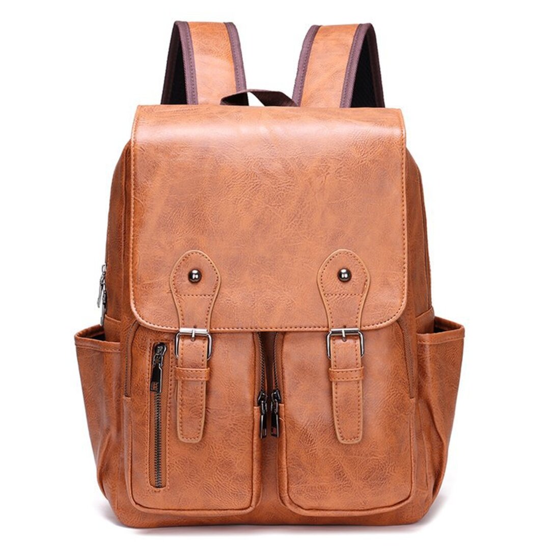 Trendy Leather Backpack