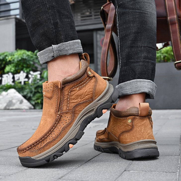 PREMIUM LEATHER HIGH-TOP SHOES