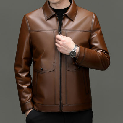 PREMIUM LEATHER DOWN JACKET