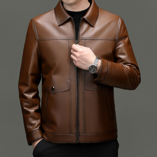 PREMIUM LEATHER DOWN JACKET