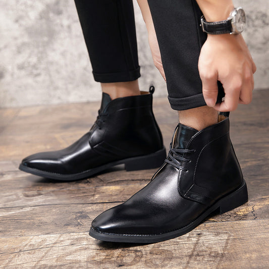 Polished Lace Boots