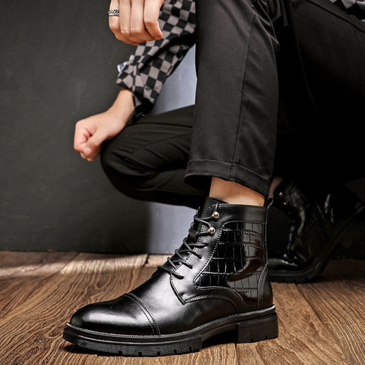 Retro Leather Boots