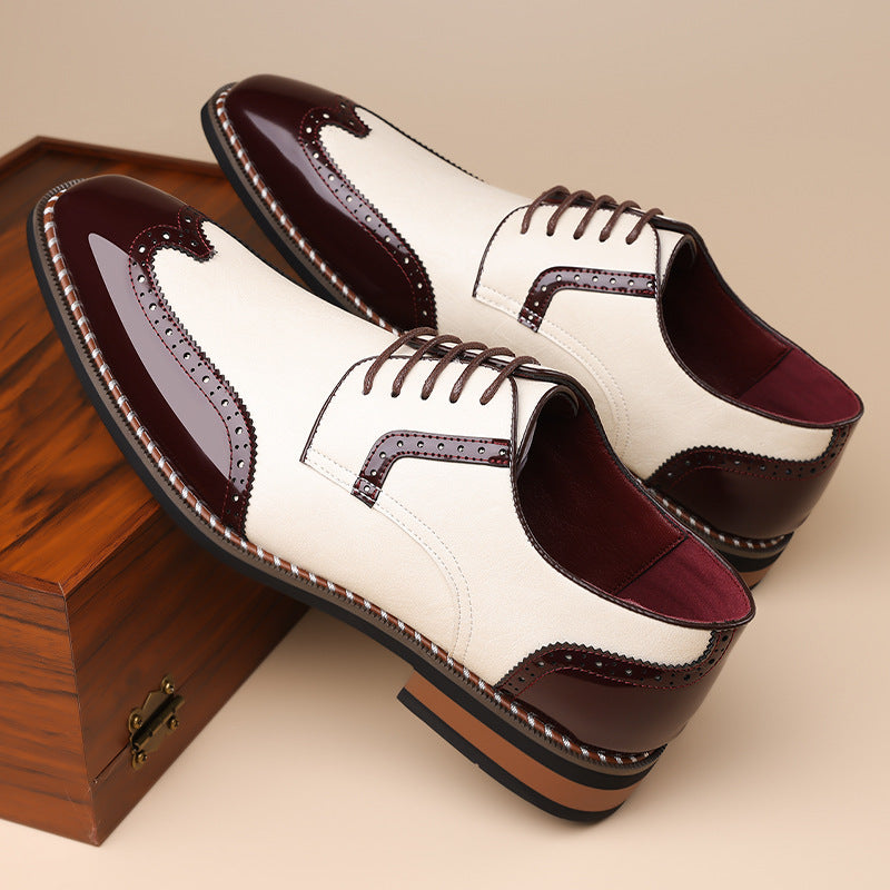TWO-TONE FORMAL OXFORDS SHOES